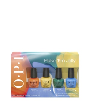 OPI Summer '25 make 'em jelly - nail lacquer 4-pak mini neglelaksæt Neglelaksæt
