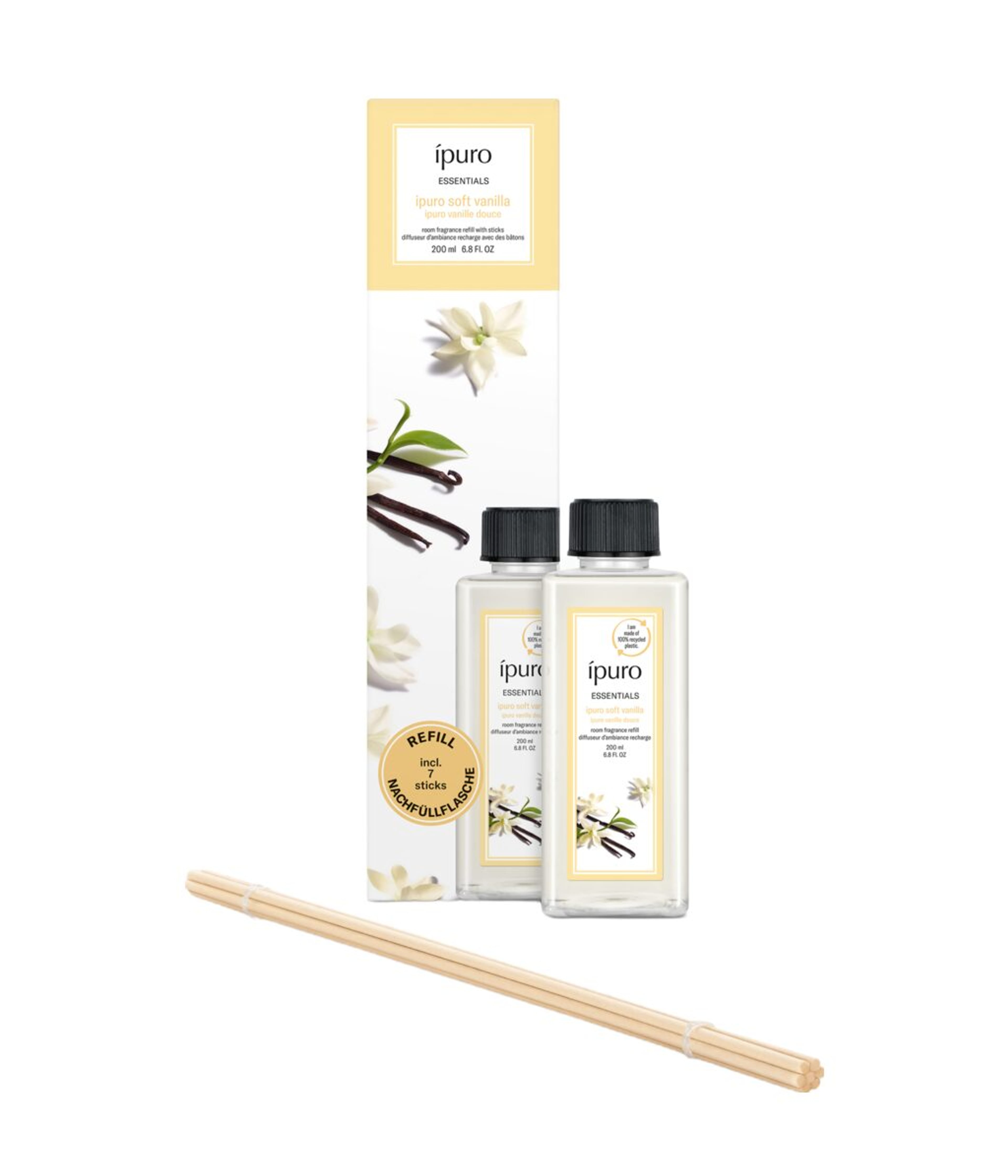 ipuro ✓ Essentials soft vanilla Refill Raumduft bei flaconi