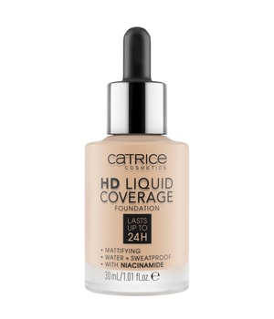 Catrice HD Liquid Coverage Vloeibare foundation in Nr. 010 - Light Beige 30 ml