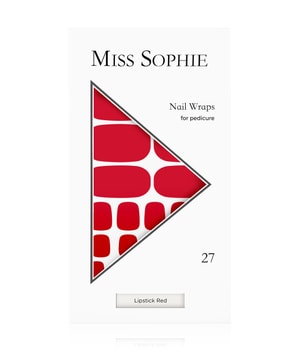 Miss Sophie Lipstick Red Pedicure Neglefolie