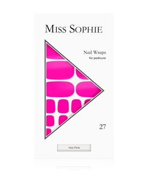 Miss Sophie Hot Pink Pedicure Neglefolie