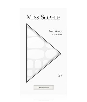 Miss Sophie Marshmallow Pedicure Nagelsticker in Marshmallow 27 st