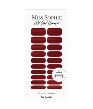 Miss Sophie UV Gel Wraps Burgundy Neglefolie