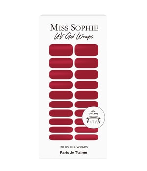 Miss Sophie UV Gel Wraps Paris Je T'aime Nagelsticker in Paris Je T'aime 20 st