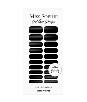 Miss Sophie UV Gel Wraps Black Velvet Neglefolie