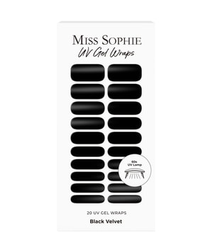 Miss Sophie UV Gel Wraps Black Velvet Film à ongles