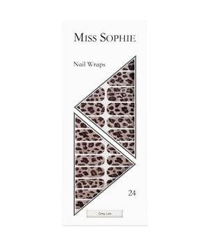 Miss Sophie UV Gel Wraps Grey Leo Neglefolie