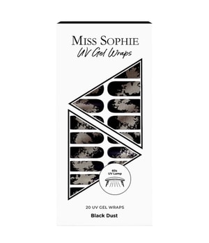 Miss Sophie UV Gel Wraps Black Dust UV Nagelfolie