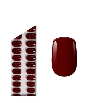 Miss Sophie Press On Nails Burgundy Press On Nails Short Square Kunstige negle