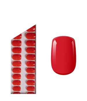 Miss Sophie Press On Nails Lipstick Red Press On Nails Short Square Lösnaglar