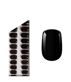 Miss Sophie Press On Nails Black Velvet Press On Nails Short Square Lösnaglar