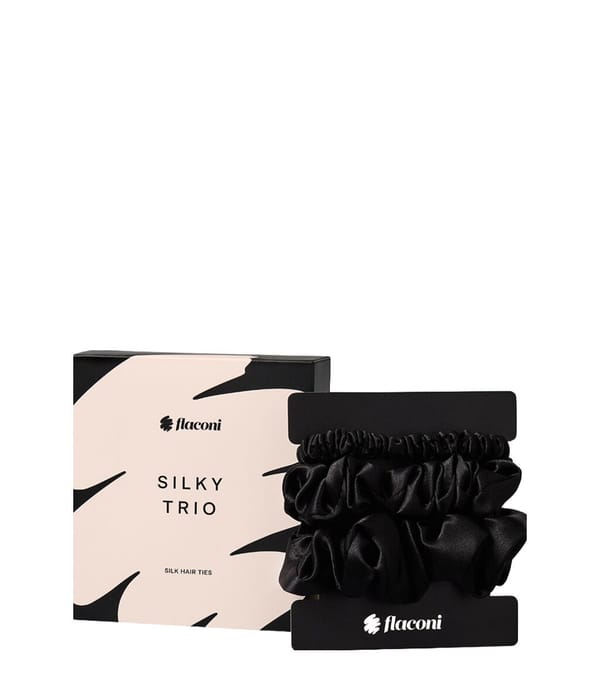 Produktbild 1 von 3, flaconi Collection Scrunchie Trio aus 100% Seide Haargummi