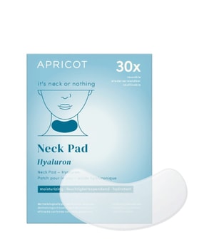 Apricot Pad pour le cou réutilisable avec hyaluron Patch en silicone 1 art.