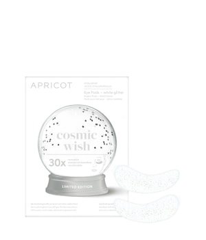 APRICOT Genanvendelige øjenpad med hyaluron - White Glitter Øjenpatches
