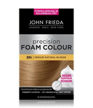 JOHN FRIEDA Precision Foam Colour 8N Medium Natrual Blond Hårfärg