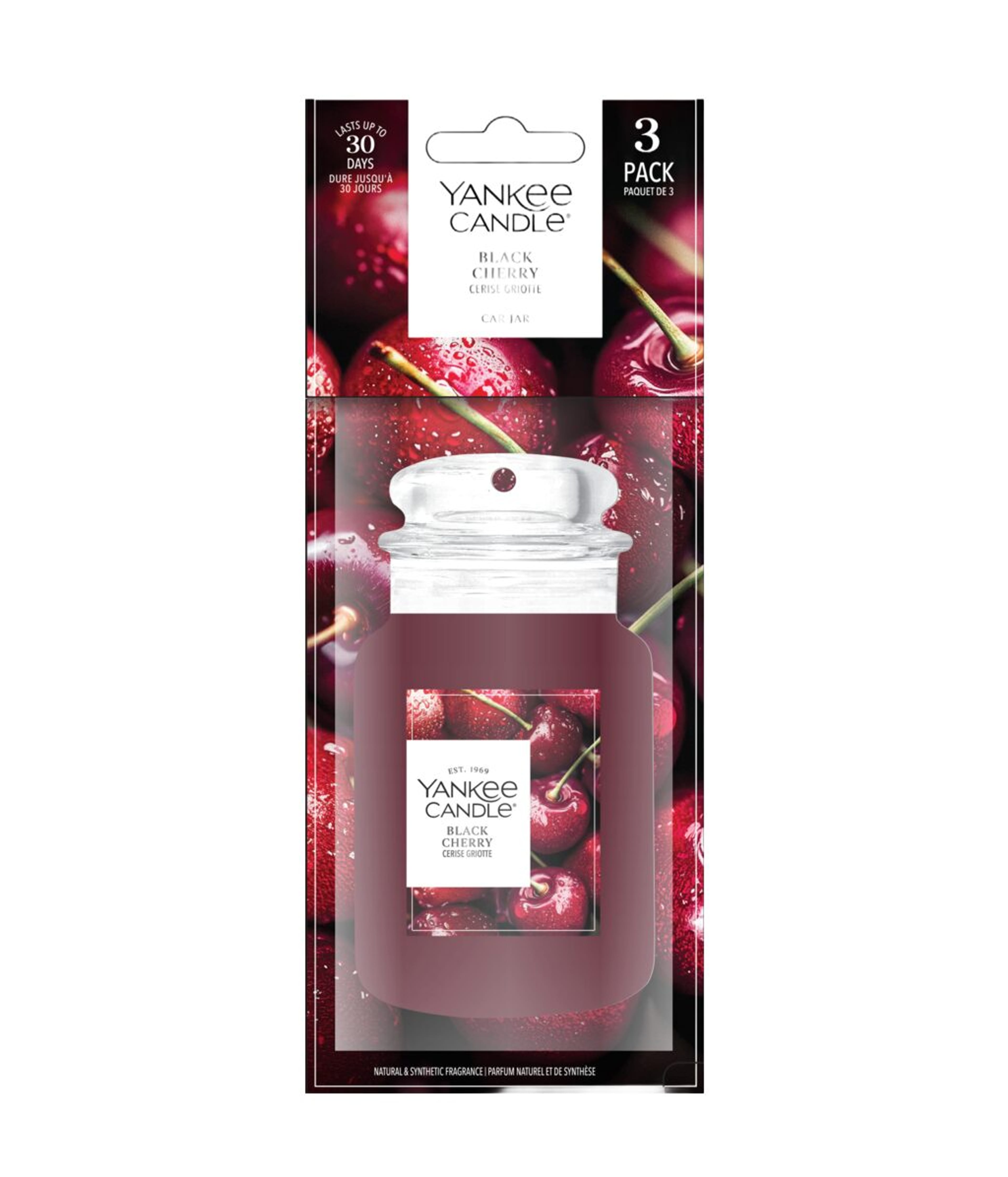 Yankee Candle Car Jar 3 Pack Black Cherry Raumduft online kaufen