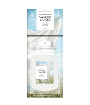 Yankee Candle Car Jar 3 Pack Clean Cotton Raumduft
