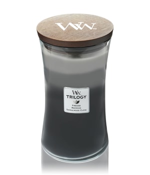 Woodwick Trilogy Warm Woods świeczka zapachowa z drewnianym knotem 609.5 g można nabyć na stronie Flaconi.pl