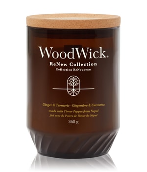 Woodwick Renew Ginger & Tumeric świeczka zapachowa z drewnianym knotem 368 g można nabyć na stronie Flaconi.pl