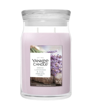Yankee Candle Signature Grosses Glas Dried Lavender & Oak Świeca zapachowa 567 g