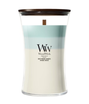 Woodwick Trilogy Driftwood Shores świeczka zapachowa z drewnianym knotem 610 g można nabyć na stronie Flaconi.pl
