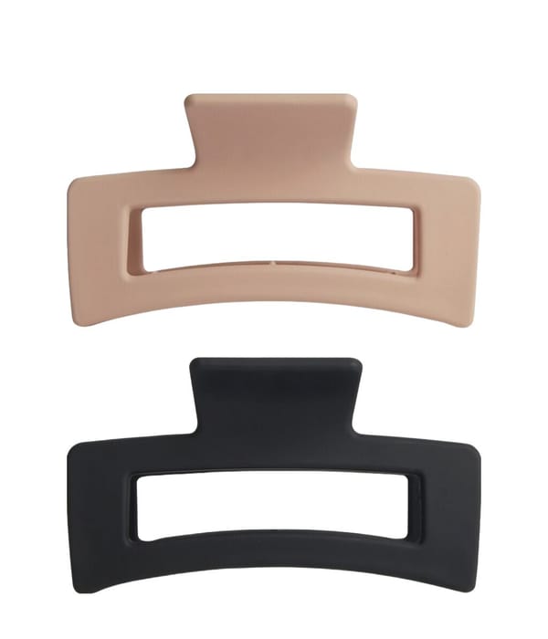 Produktbild 1 von 4, REVOLUTION Rectangle Matte Clip Haarspangen
