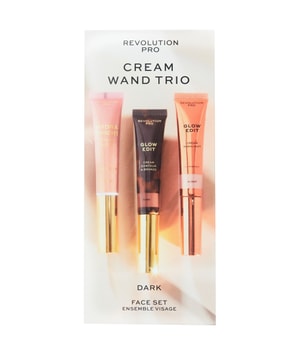 Revolution PRO Cream Face Wand Trio Gezichtsmake-up set in Dark 1 st