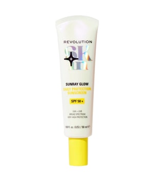 Revolution Skincare Sunray Glow Daily Protection krem do opalania twarzy z efektem rozjaśniającym SPF 50+ 50 ml można nabyć na stronie Flaconi.pl