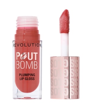 Makeup Revolution Pout Bomb błyszczyk do ust z efektem powiększenia odcień Melba Warm Peach 4.6 ml można nabyć na stronie Flaconi.pl