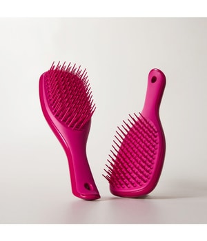 Tangle Teezer Mini Ultimate Detangler, pour Cheveux Secs et Mouillés, Brosse à Cheveux Démêlante pour Tous Types de Cheveux, Brosse Idéale pour les Enfants et pour Voyager, Rose Framboise Électrique