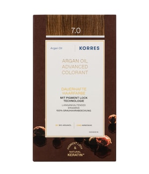 KORRES arganolie avanceret hårfarve blonde / mellemblond 7.0 Hårfarve