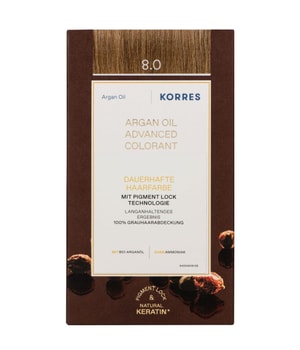 KORRES Argan oil avancerad hårfärg Light Blonde / ljusblond 8.0 Hårfärg