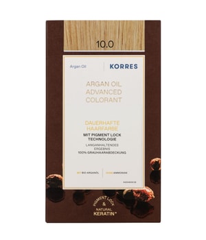 Korres Argan Oil trwała farba do włosów z olejkiem arganowym odcień 10.0 Platinum Blonde 50 ml można nabyć na stronie Flaconi.pl