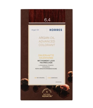 KORRES arganolie avanceret hårfarve - Copper Dark Blonde / mørkeblond kobber 6.4 Hårfarve