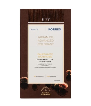 KORRES arganolie avanceret hårfarve gianduja 6.77 Hårfarve