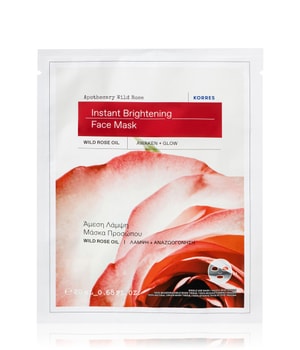 KORRES Apothecary Wild Rose strålande hud med direkt effekt Sheet mask