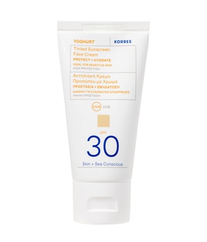 Korres Yoghurt Getinte zonnecrème voor het gezicht Spf30 Zonnecrème 50 ml