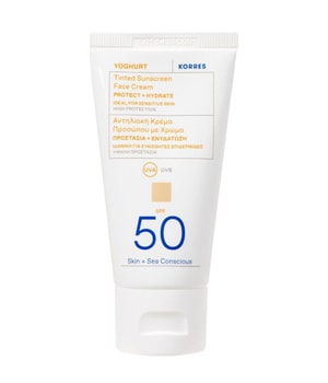 Korres Yoghurt Tinted Sunscreen tonujący krem do opalania SPF 50 50 ml można nabyć na stronie Flaconi.pl