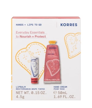 KORRES Everyday essentials Peony Rose handvårdsset med hand- och läppvård Handvårdsset