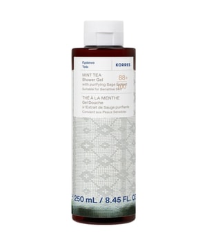 Korres Mint Tea Renewing Body Cleanser Gel douche 250 ml Unisexe