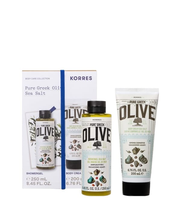 Zdjęcie produktu 1 z 4, KORRES Olive & sea salt Zestaw do pielęgnacji ciała