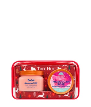 TREE HUT Xmas Set Moroccan Rose Sugar Scrub & Whipped Body Butter Vartalonhoitosetti
