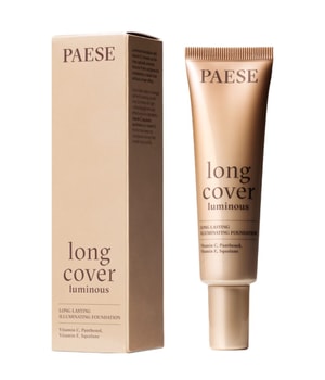 Paese Cosmetics Long Cover Luminous Foundation Podkład w płynie 30 ml Nr. 00 Nude