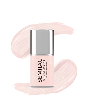 Semilac One Step 3in1 UV Gel Polish Gel Nagellak in S257 Naked Glitter Rose 7 ml