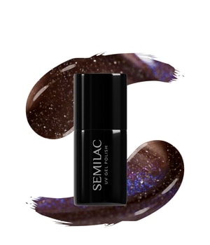 Semilac UV Hybrid Galaxy Flash hybrydowy lakier do paznokci z użyciem lampy UV / LED odcień 827 AI Brown 7 ml można nabyć na stronie Flaconi.pl