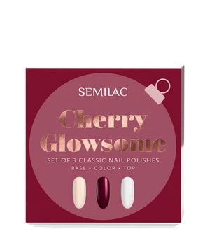 Semilac Cherry Glowsome Nagellack Set Coffret vernis à ongles