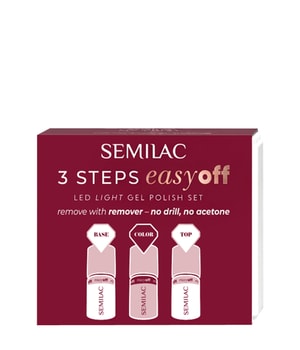 Semilac Easy Off Christmas Set Coffret vernis à ongles