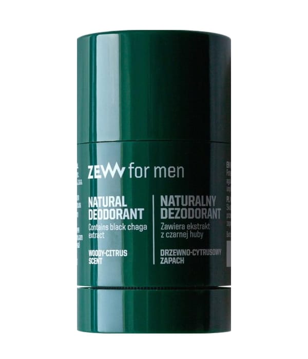 Produktbillede 1 af 3, ZEW for Men Natural deodorant with black chaga GREEN Deodorantstift