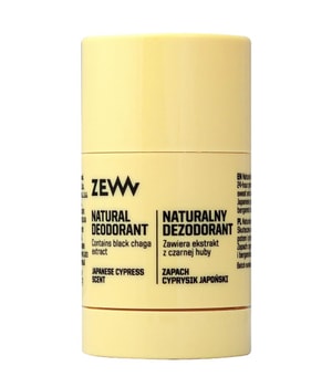 ZEW for Men Natural Deodorant Japanese Cypress Deostick
