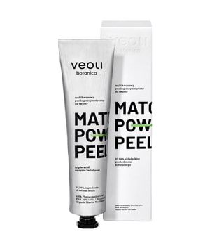 Veoli Botanica MATCHA POWER PEEL Triple acid enzyme facial peel Gommage visage